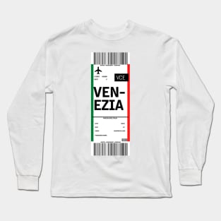 Boarding pass for Venice Long Sleeve T-Shirt